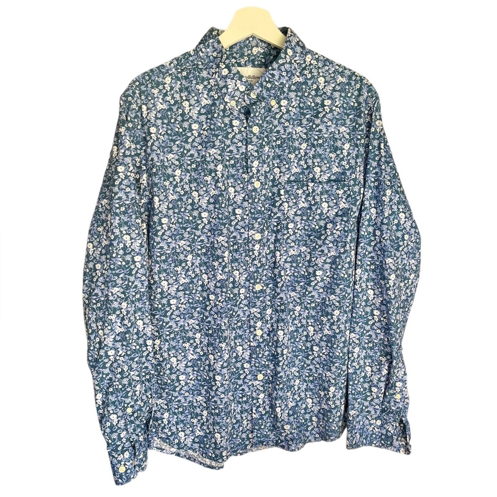 Men’s Goodfellow & Co Long-Sleeve Slim Button-Front Shirt L